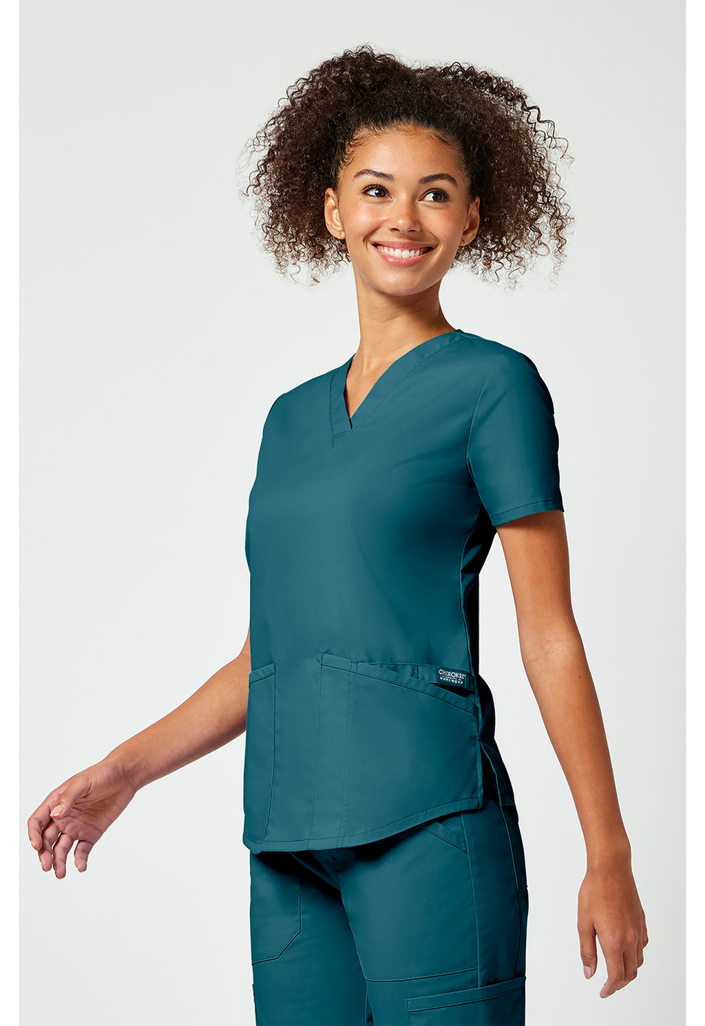 🩺 Cherokee Workwear Professionals WW665 Women’s V-Neck Scrub Top