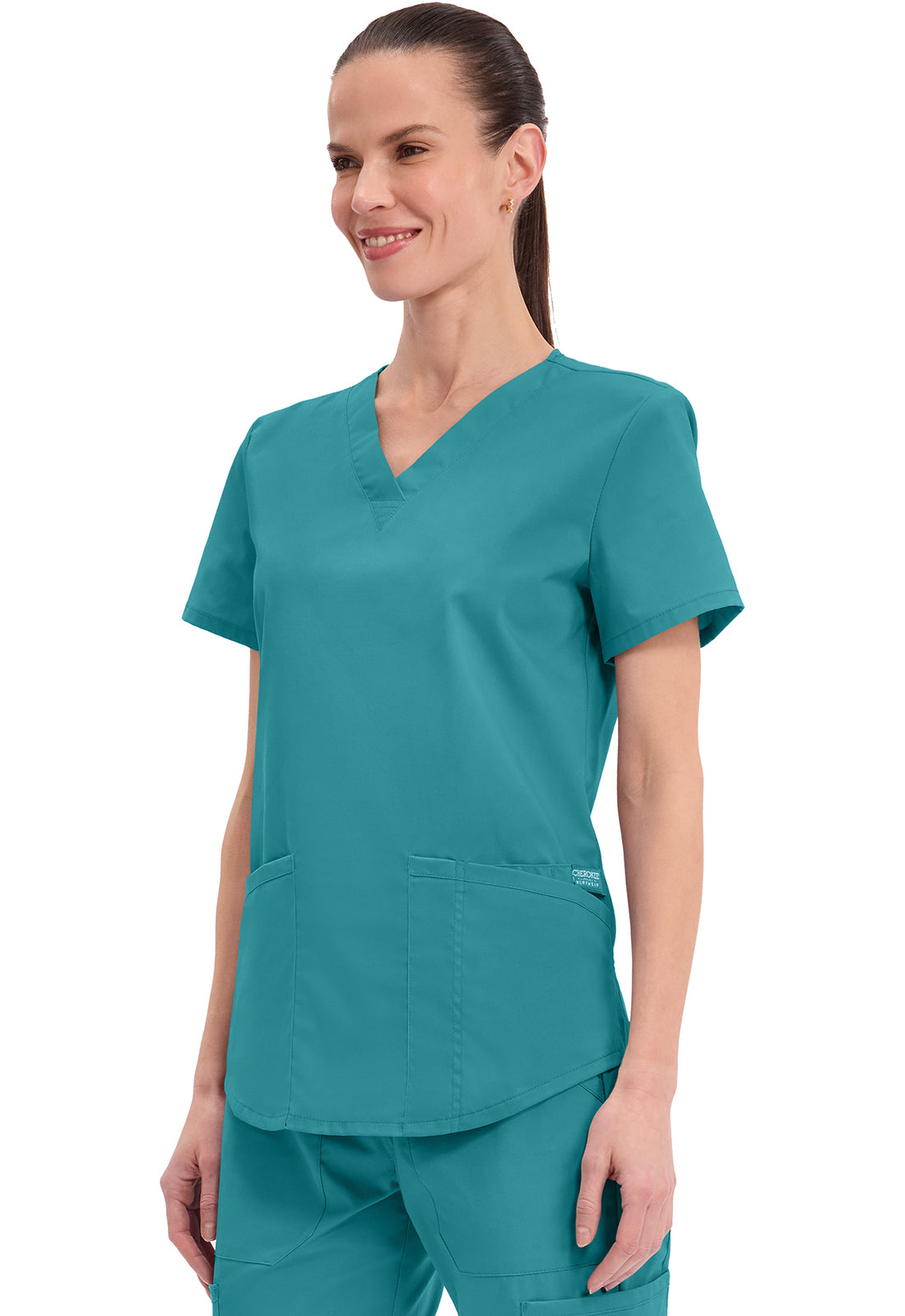 🩺 Cherokee Workwear Professionals WW665 Women’s V-Neck Scrub Top