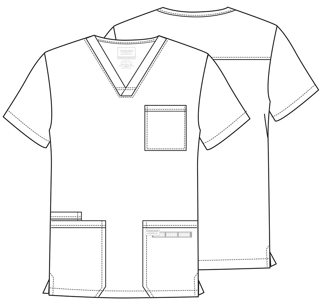 Men's V Neck Top WW695